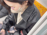[電車胸チラ]いいかい？学生さん チクチラをな、いつでもチクチラ出来る服を着てなよ。
