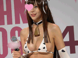 牛柄巨乳大集合！マンスジ鼠径部ギリギリ女も登場でコスプレ過激化天井知らず！　コスイベ撮影27