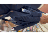 【パン撮記③】プリケツ制服女子2人！生意気Tバック食い込みちゃん！