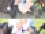 J○ 清楚系美女 股開きパンチラ