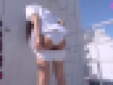 スレンダーなスポーツ娘の美脚パンチラ（2）テニスウェアのアンスコ覗き