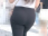 【4K高画質】 黒ピタパン 豊満なお尻とライン
