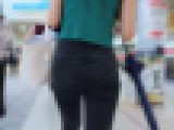 歩行記録0264「モデル体型でジーンズ着用の素敵な女性を拝見」(3名)
