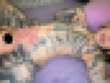 【広域指定ビッチ】全身和彫りのスプリットタン女をナンパしてクラブトイレでxxx→お持ち帰り3Pセックス