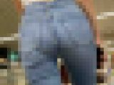 【再販】抜群のくびれ！デニムに浮き出るJDのパンティライン！