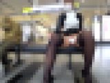 【極小Tバック爆尻】エグいハミ尻ブリンブリンの肉感デカ尻美女♪ケツの割れ目までもが丸見えの異常事態(笑)