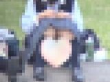 J○ 黒髪清楚系3人組 パンチラ