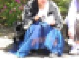 シースルーの奥の白パンチラ