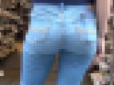 【FHD高画質】白人女子は発育が良い！ムチムチデニム尻