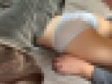 嫁のお尻をマッサージ④-③　4K高画質後半　水色パンツ  おまけ付き