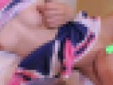 【再販】[チアガールコス美女1-2]腰振りながら乳首いじられイっちゃうコスプレ美女