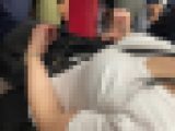 【再販】電車で出会ったパイスラ巨乳OLの胸元を凝視する動画(/ω＼)