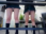 JKウォッチング128　2人で仲良く脱いで残して