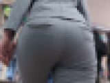 歩行記録0330「スラっとしたOLさんのグレーパンツスーツを接近して堪能」(4名)