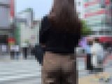 歩行記録0333「ベージュスラックスOLさんのキュッとしたお尻」(全2名)