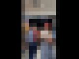 【5週連続で逆さ撮り】1年ぶり2回目の登場。デカ尻JDのスカートの中。