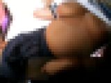 【再販】ムッチな巨乳セーラー黒ギャルちゃんのアクリル板越しパンチラアルバイト