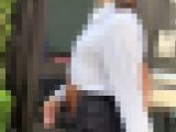 【横からの眺め359】長身ＯＬのおっぱいバウンドに釘付け！！