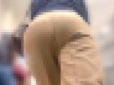 超Sクラスのエロ美尻とムッチリ巨尻を堪能！パツパツな尻をムニュらせ食い込むパンティラインで♂を誘う!