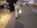 街撮り後ろ美人　ニットワンピ