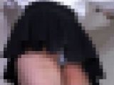 むちむち！白肌ギャル　脚立の上の肉感堪能パンティ