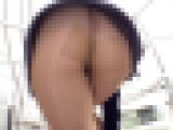 【再販】プリプリお尻に食い込みTバックOLお姉さんの階段パンチラ