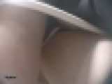 ★Dogeyes★完全オリジナル170 タイトなニットミニワンピー生足、前下から狙い