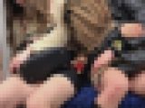 【再販】超リアル！ミニスカギャル2人組を正面から凝視するだけの動画(/ω＼)