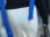 【再販】長尺！エロい！！サテン地のスカートからセクシーランジェリーのPライン。 (/ω＼)