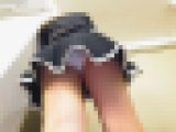 仕事欲しくてパンチラで誘惑してくるモデルさん2 美脚＆大きめヒップ女子大生ちゃんと隠し撮りごっこ？でエグいパンチラ！