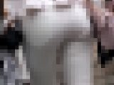 【再販】186白パンにむちむちな尻をさらしてくれたお姉さん２名
