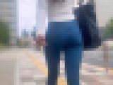 超Sクラスのパッツン美巨尻を堪能！希少なスパッツからエロ尻をムニュらせ♂を挑発!
