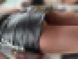 【再販】パンチラあり(/ω＼)レザーのミニスカートのギャル！ギャル！！ギャル！！！
