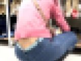 【再販】193吟味するエロいデニム尻のお姉さんと巨乳ギャル