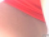 【再販】白ミニスカ赤パンツハミ毛！RQvol.27