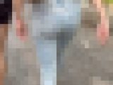 【再販】《４K・高画質》 No.1536「スーパーBODY！薄青スキニーデニムで強烈な美巨尻を際立たせる」